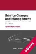 Cover of Service Charges and Management: Law and Practice (eBook)