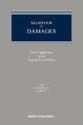 Cover of McGregor on Damages 21st ed: 1st Supplement