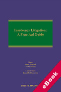 Cover of Insolvency Litigation: A Practical Guide (eBook)