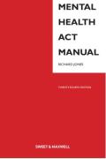 Cover of Mental Health Act Manual