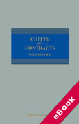 Cover of Chitty on Contracts 34th ed: Volumes 1 & 2 (eBook)