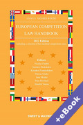 Cover of Jones & Van Der Woude: European Competition Law Handbook 2022 (Book & eBook Pack)