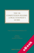Cover of UK Competition Regime: A Practitioner&#8217;s Guide (eBook)