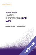 Cover of Taxation of Partnerships and LLPs (Book & eBook Pack)