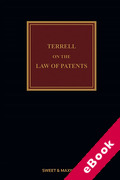 Cover of Terrell on the Law of Patents: 19th ed with 2nd Supplement (eBook)