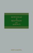 Cover of Bowstead & Reynolds On Agency 22nd ed with 1st Supplement