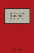 Cover of Oil and Gas Production Contracts
