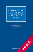 Cover of A Commentary on the LCIA Arbitration Rules (eBook)