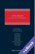 Cover of Civil Fraud: Law, Practice and Procedure: 1st ed with 1st Supplement (Book & eBook Pack)