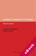 Cover of Aldridge: Powers of Attorney (eBook)