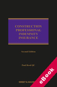 Cover of Construction Professional Indemnity Insurance (eBook)