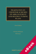 Cover of Pilkington on Creditor Schemes of Arrangement and Restructuring Plans (eBook)