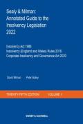 Cover of Sealy & Milman: Annotated Guide to the Insolvency Legislation 2022: Volume 1