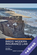 Cover of Birds' Modern Insurance Law (Book & eBook Pack)