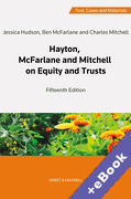 Cover of Hayton, McFarlane and Mitchell: Text, Cases and Materials on the Law of Trusts and Equitable Remedies (Book & eBook Pack)