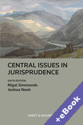 Cover of Central Issues in Jurisprudence: Justice, Law and Rights (Book & eBook Pack)