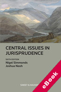 Cover of Central Issues in Jurisprudence: Justice, Law and Rights (eBook) (Book & eBook Pack)
