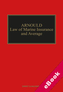 Cover of Arnould's Law of Marine Insurance and Average 20th ed with 1st Supplement (eBook)