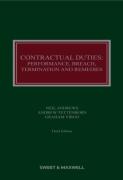 Cover of Contractual Duties: Performance, Breach, Termination and Remedies 3rd ed with 1st Supplement