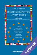 Cover of Jones & Van Der Woude: European Competition Law Handbook 2023 (Book & eBook Pack)