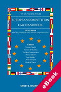 Cover of Jones & Van Der Woude: European Competition Law Handbook 2023 (eBook)