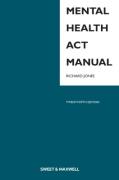 Cover of Mental Health Act Manual