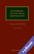Cover of Handbook of UNCITRAL Arbitration (Book & eBook Pack)