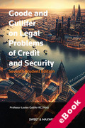 Cover of Goode and Gullifer on Legal Problems of Credit and Security (eBook)