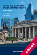 Cover of Listed Buildings and Other Heritage Assets (eBook)