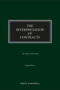 Cover of The Interpretation of Contracts