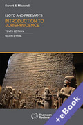 Cover of Lloyd and Freeman's Introduction to Jurisprudence (Book & eBook Pack)