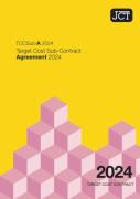 Cover of JCT Target Cost Sub-Contract Agreement 2024 (TCCSub/A)