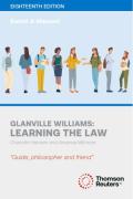 Cover of Glanville Williams: Learning the Law