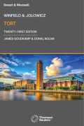 Cover of Winfield & Jolowicz on Tort
