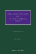 Cover of Exclusion Clauses and Unfair Contract Terms