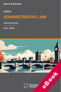 Cover of Administrative Law (eBook)