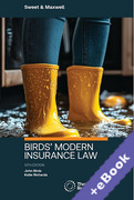 Cover of Birds' Modern Insurance Law (Book & eBook Pack)