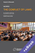Cover of Morris: The Conflict of Laws (Book & eBook Pack)