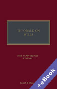 Cover of Theobald on Wills (Book & eBook Pack)