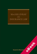 Cover of MacGillivray on Insurance Law: Relating to all Risks Other than Marine (eBook)