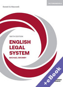 Cover of English Legal System: The Fundamentals (Book & eBook Pack)