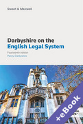 Cover of Darbyshire on the English Legal System (Book & eBook Pack)