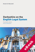 Cover of Darbyshire on the English Legal System (eBook)