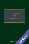 Cover of Colinvaux's Law of Insurance (Book & eBook Pack)