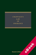 Cover of Colinvaux's Law of Insurance (eBook)