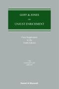 Cover of Goff & Jones on Unjust Enrichment 10th ed: 1st Supplement