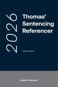 Cover of Thomas' Sentencing Referencer 2026