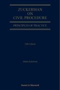 Cover of Zuckerman on Civil Procedure: Principles of Practice