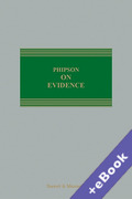 Cover of Phipson on Evidence (Book & eBook Pack)