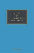 Cover of Keating on Construction Contracts 12th ed with 1st Supplement